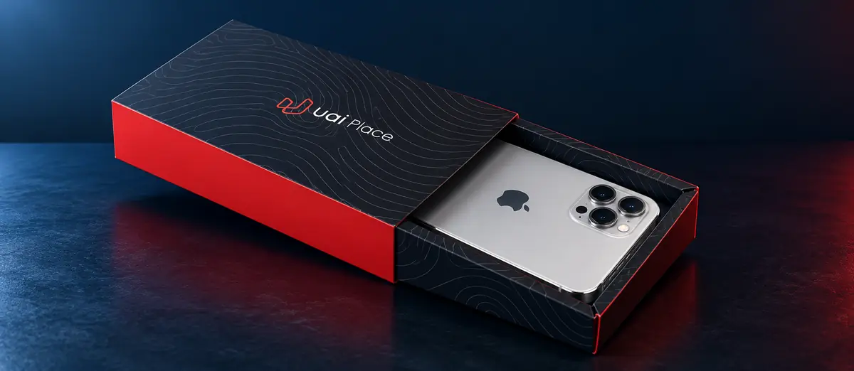 iPhone seminovo dentro da caixa exclusiva UaiPlace